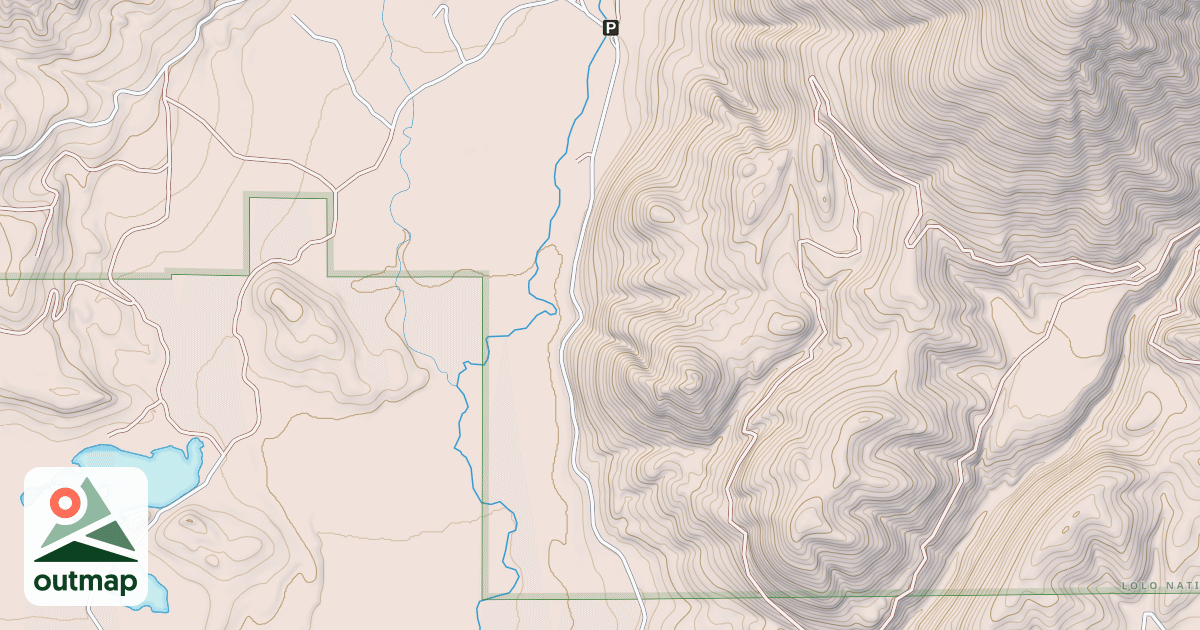 Map of MONTURE