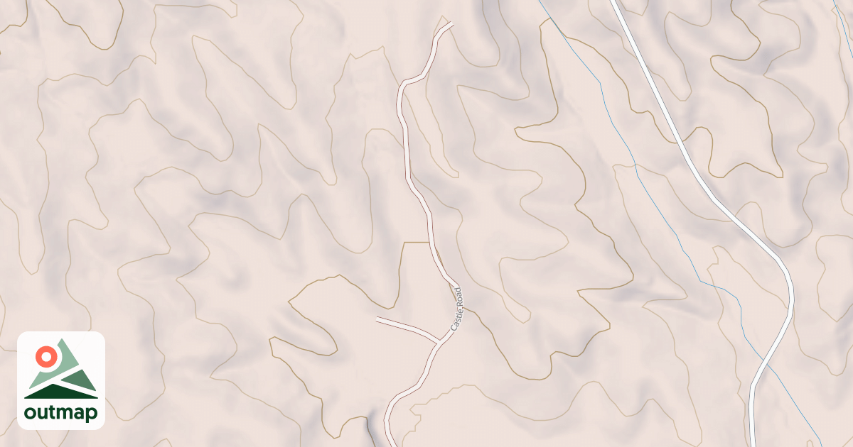 Map of CASTLE RD