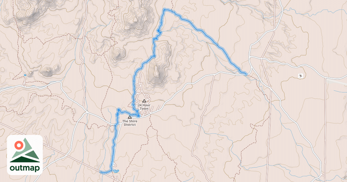 Map of High Point Singletrack