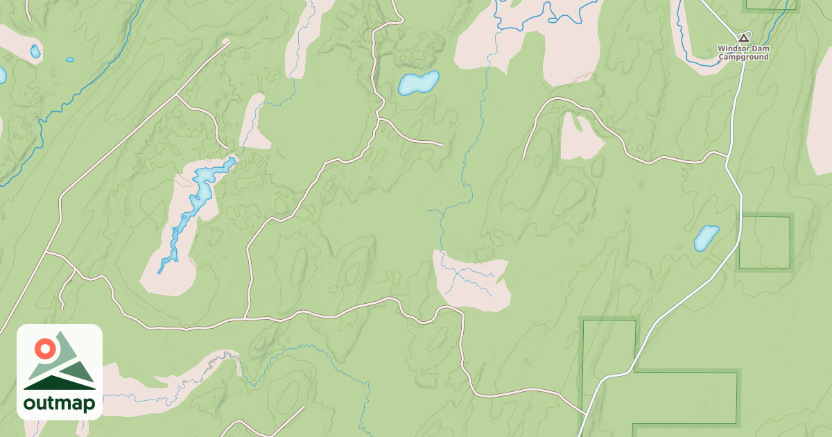 Map of BRISS LAKE ROAD