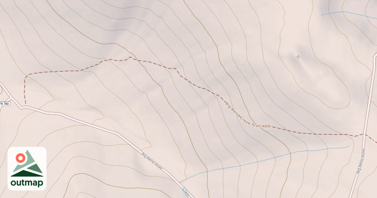 Map of Big Bend Creek