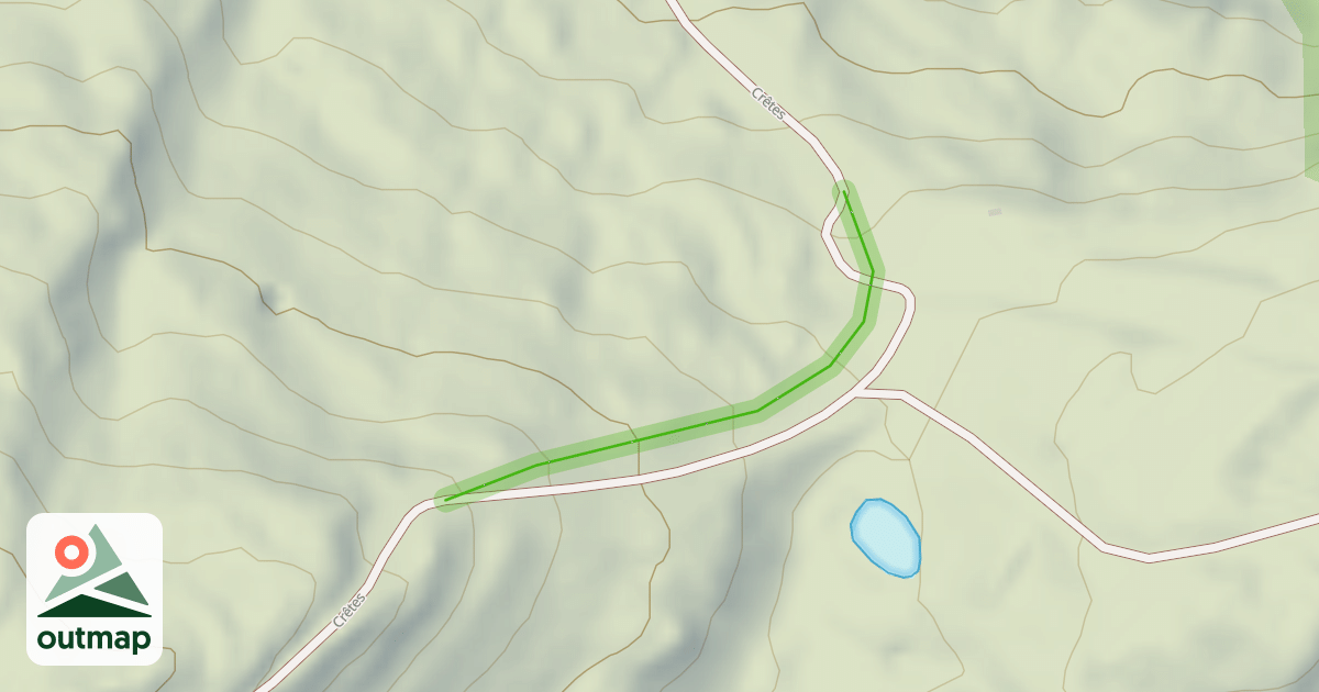 Map of Crêtes
