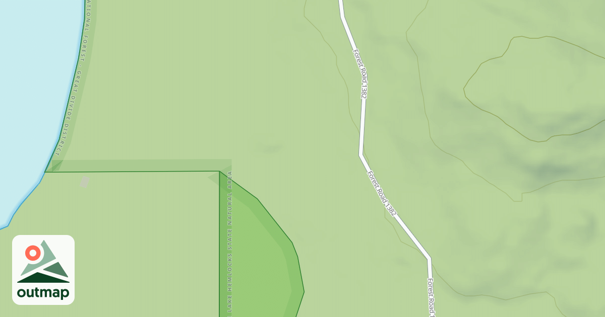 Map of FR 1382A