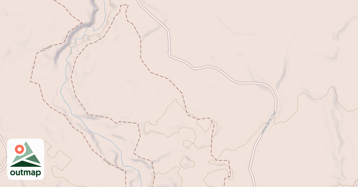 Map of Straight Arrows Trail