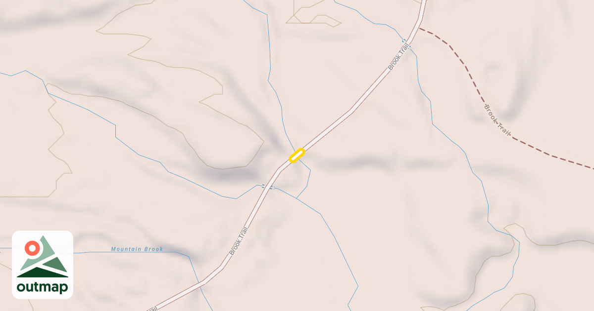 Map of Brook Trail
