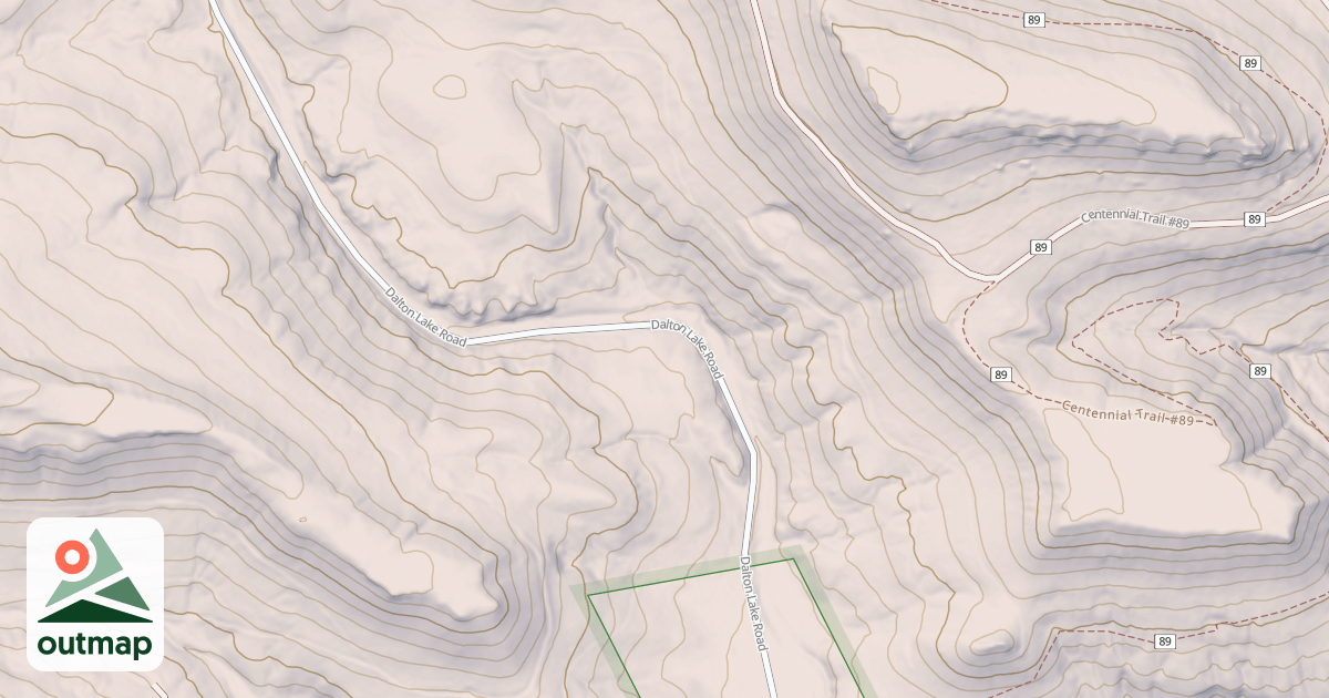Map of DALTON LAKE BR 1D