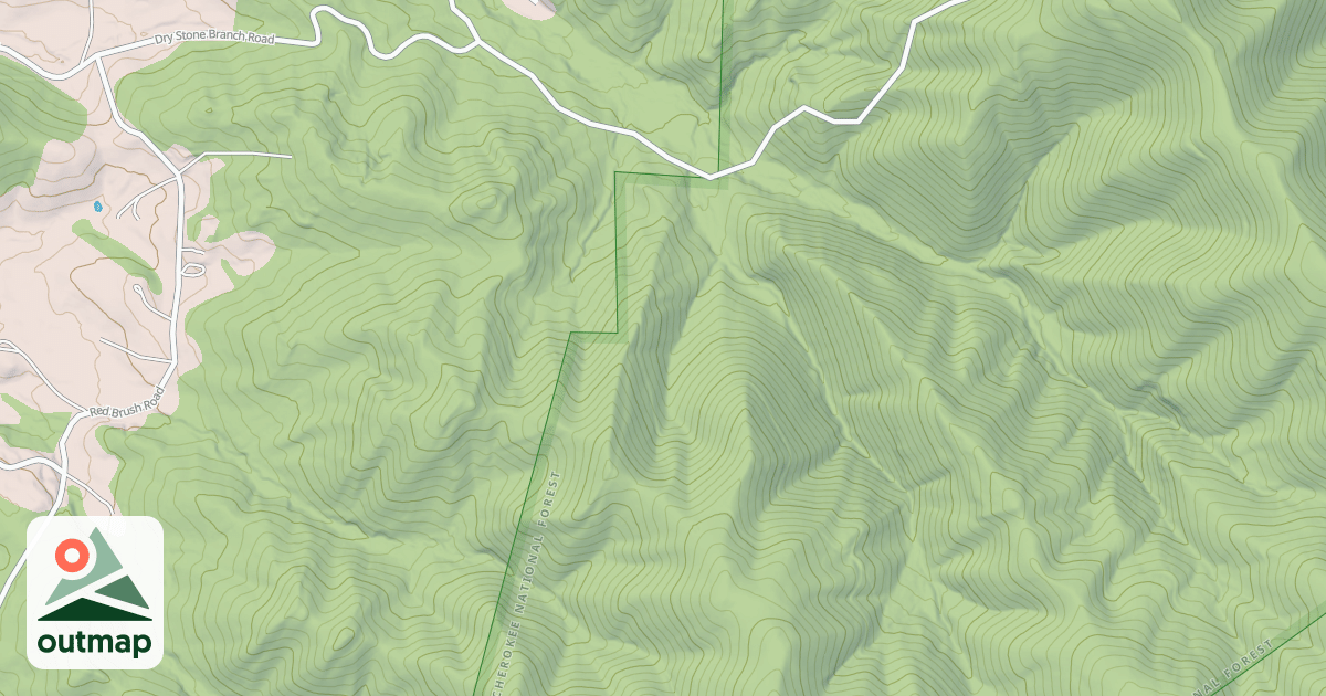 Map of BALD KNOB