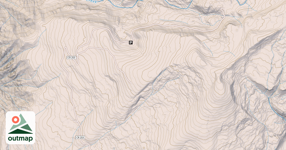 Map of MISSIONARY RIDGE