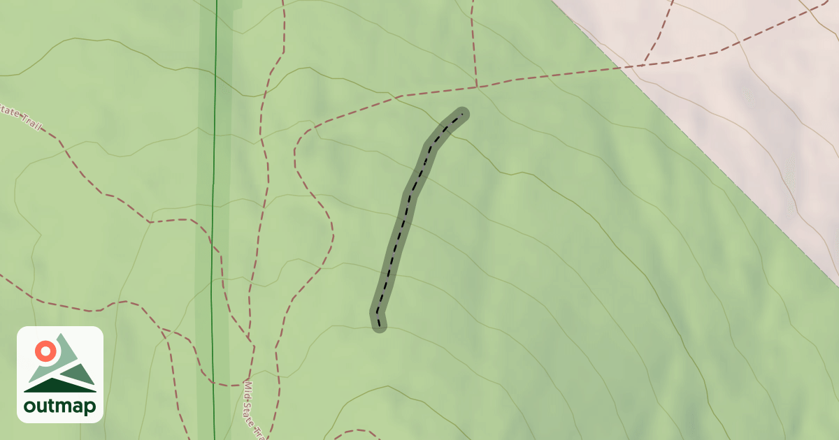 Map of Upper Cascade Glade