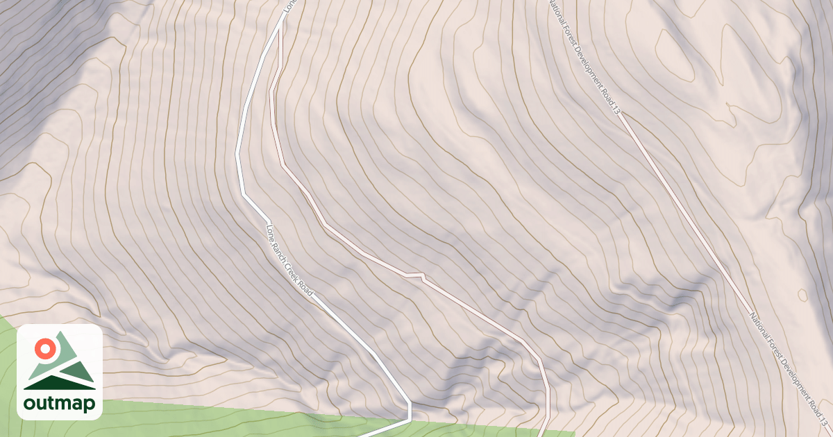 Map of DOE SPRINGS