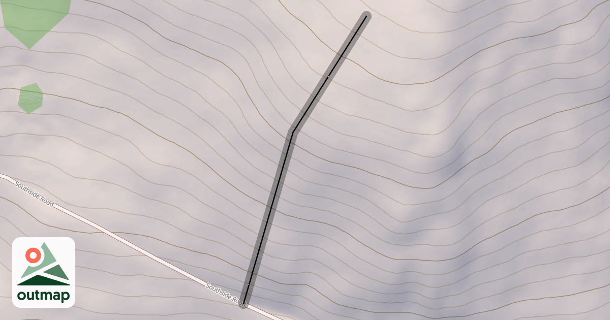 Map of Alder Gully
