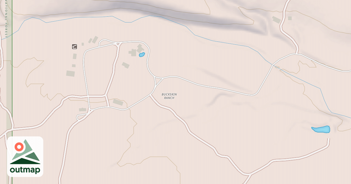 Map of BUCKSKIN