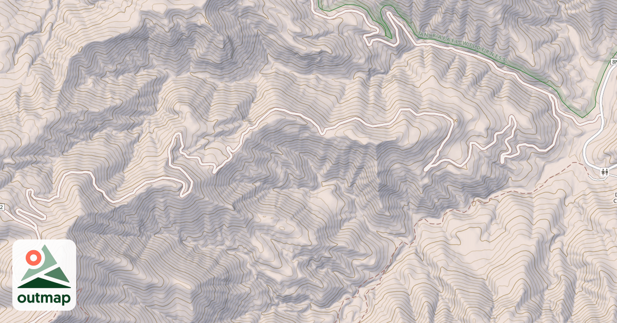 Map of USFS Motor Vehicle Use Map Trails 6921