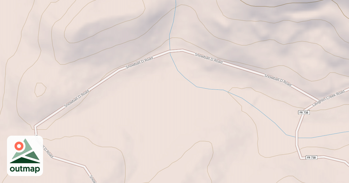 Map of SNOWBALL CRK