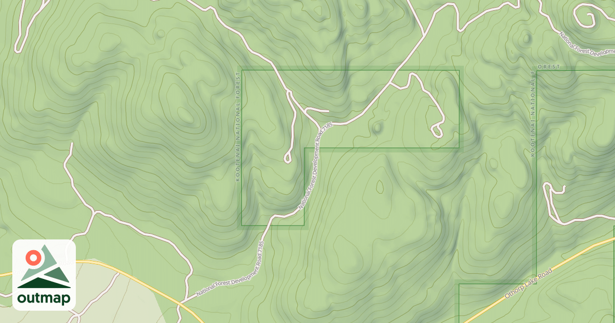 Map of BLACK BUTTE