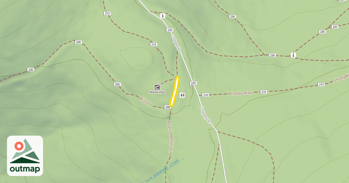 Map of Quartz Mountain
