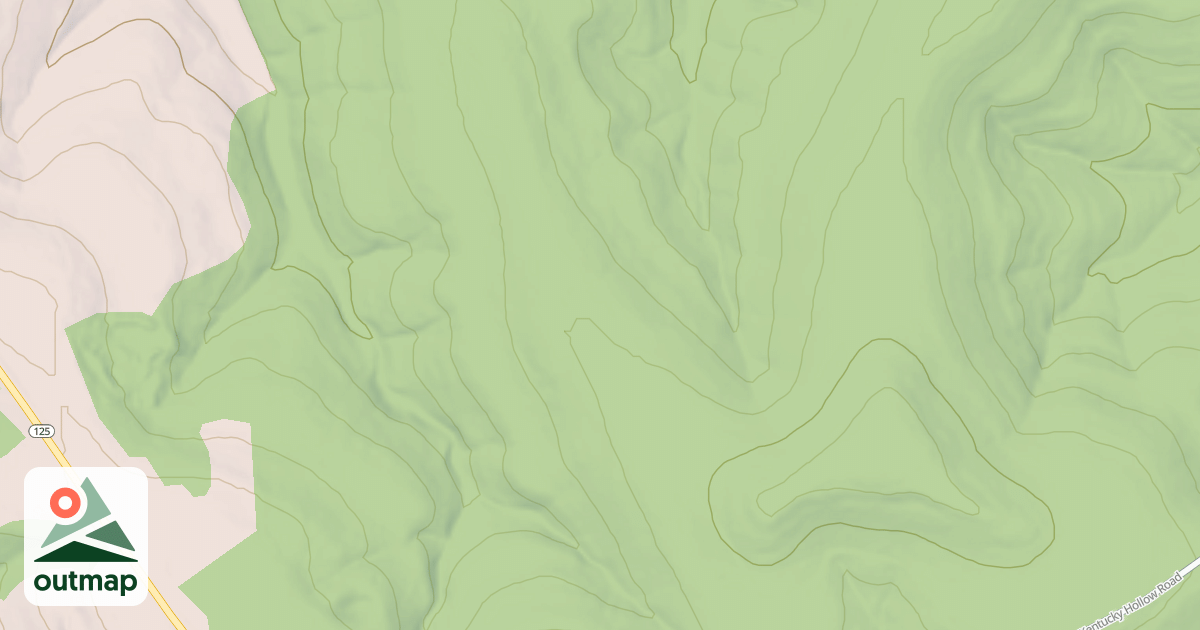 Map of KENTUCKY RIDGE SPUR A