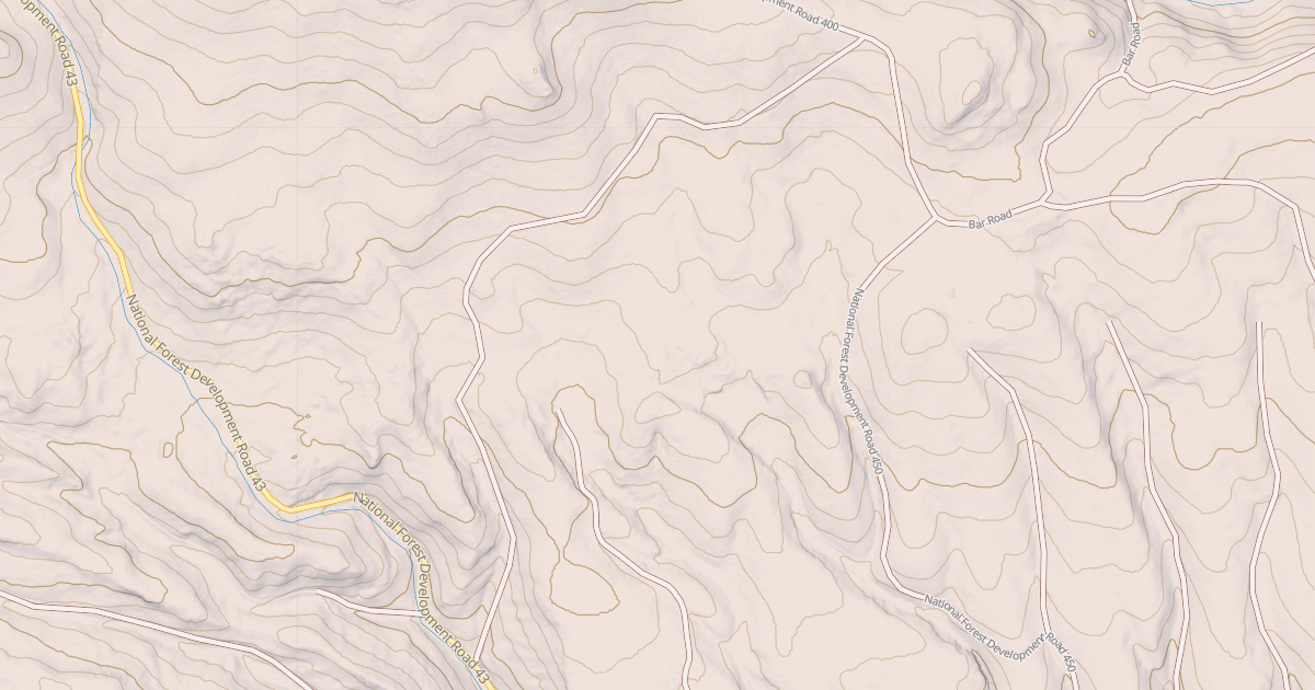 Map preview of USFS National Forest System Roads {0110BFB4-AAA6-4A96-8725-19A5A58970B2}