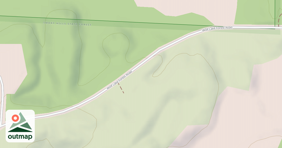 Map of Smoky Hills
