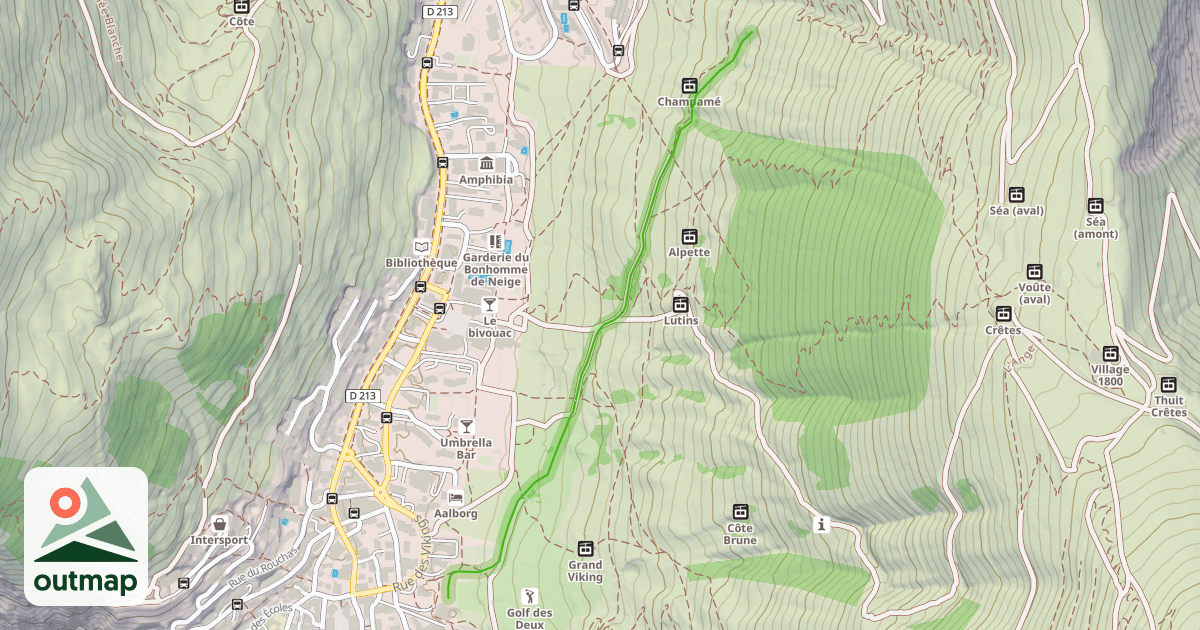 Map of Clot des Fonds
