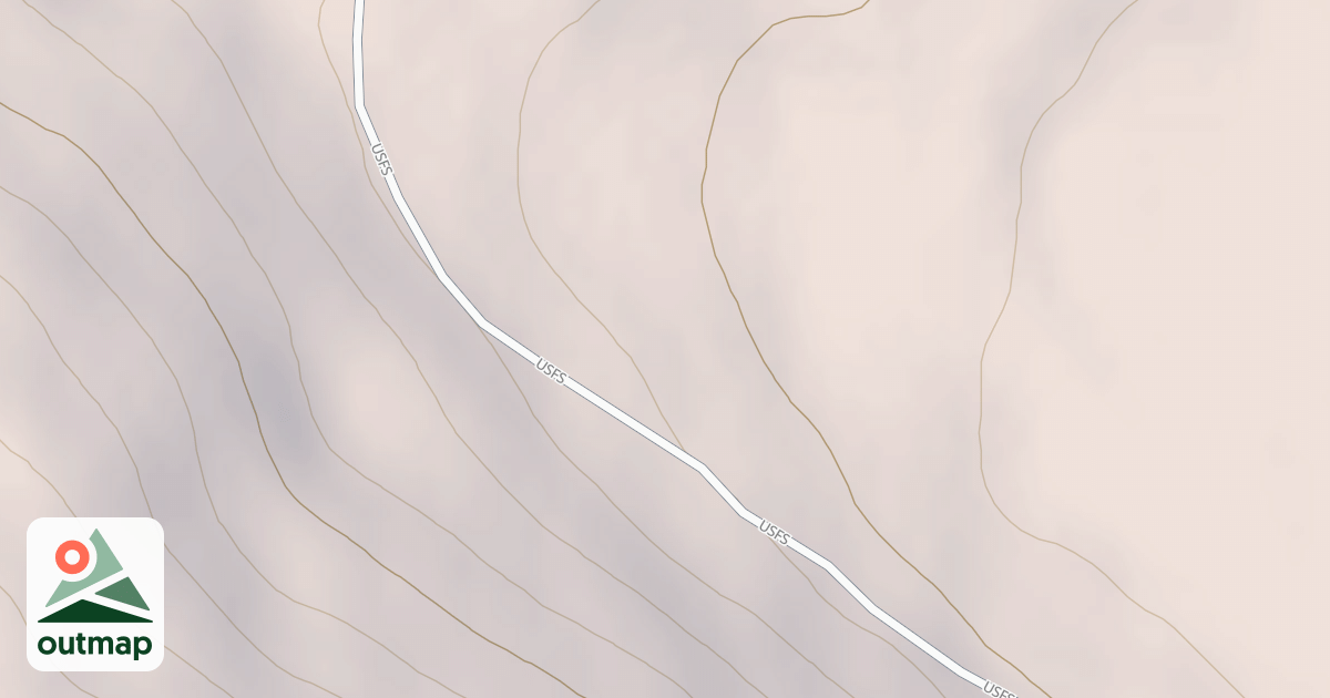 Map of Lower Cone Road