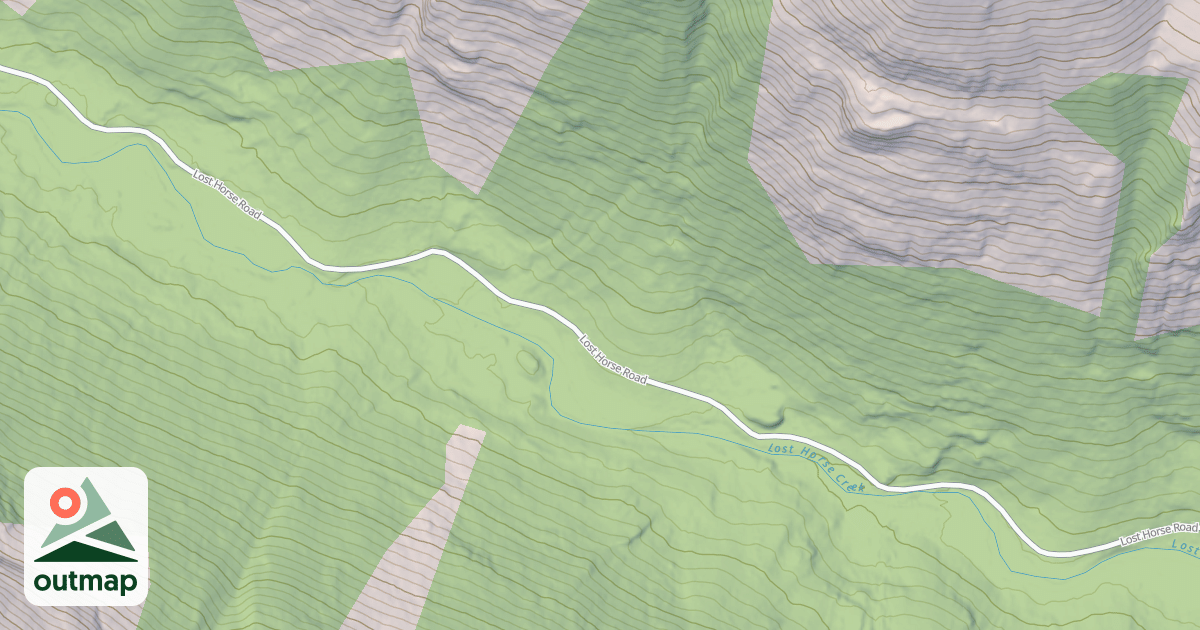 Map of (FDR) LOST HORSE