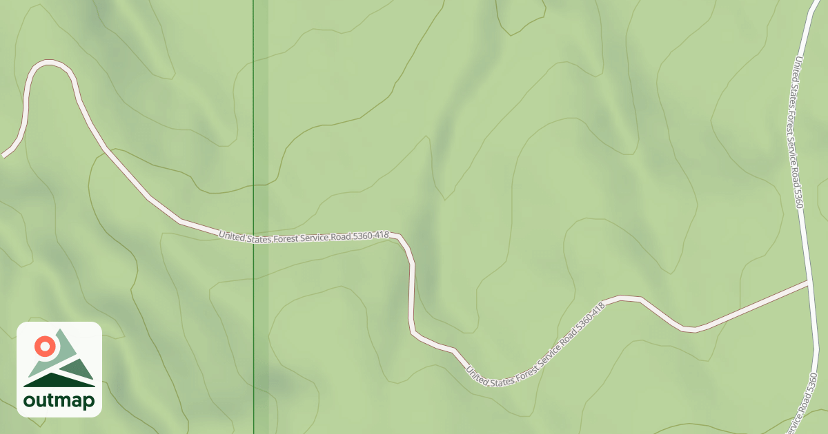 Map of USFS National Forest System Roads {A0509947-152B-4655-B879-01DA0F933070}