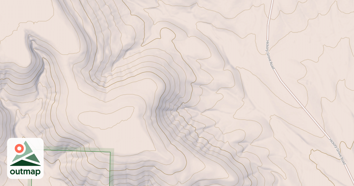 Map of WHITE CR SPUR NORTH