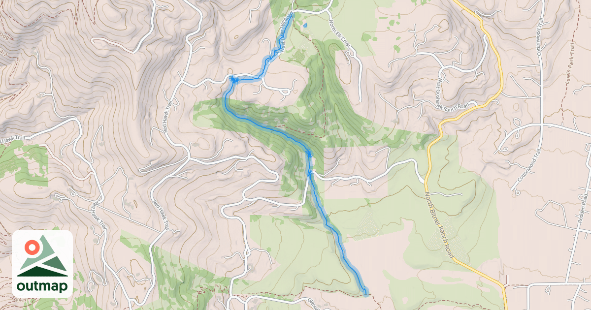 Map of Cobblestone Trail