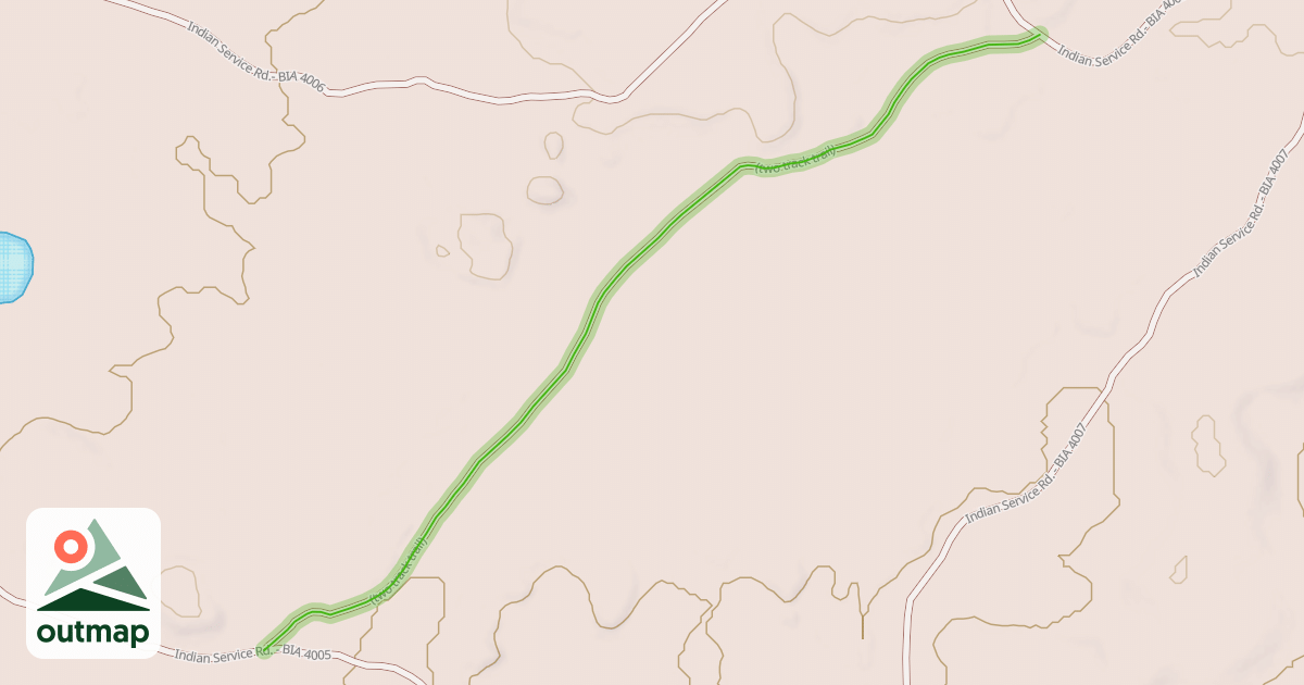 Map of (two track trail)