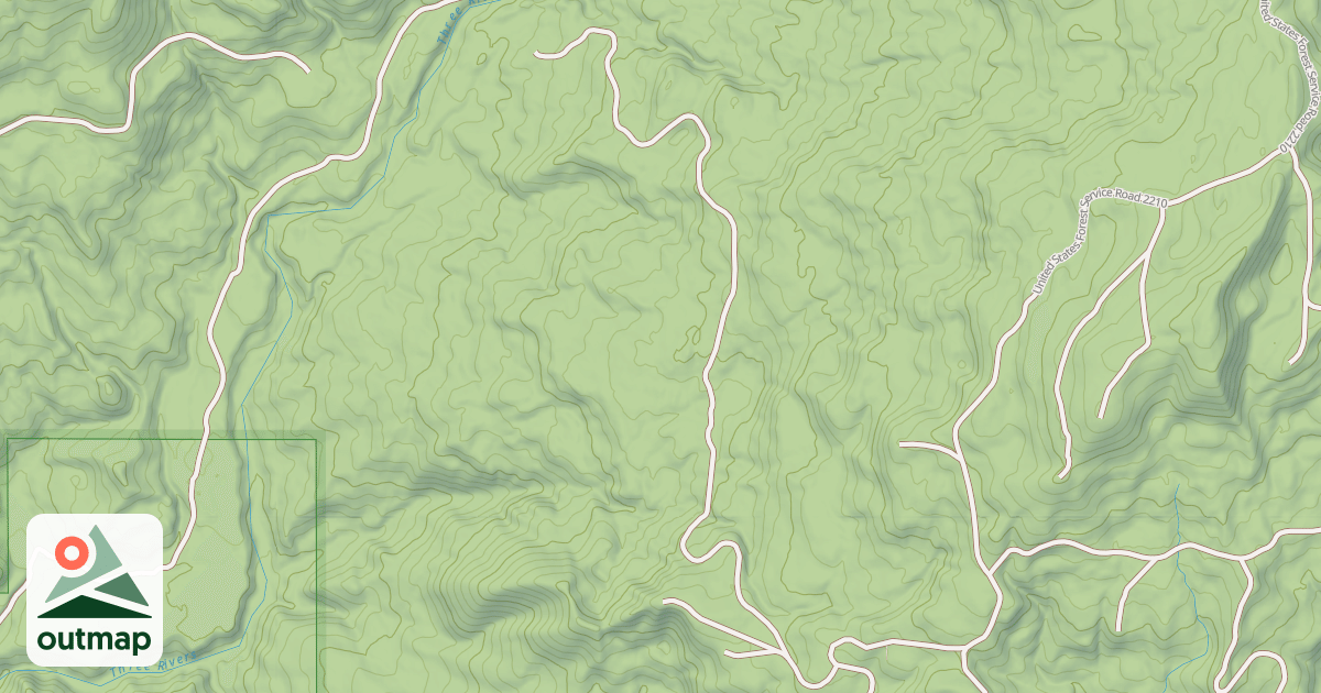 Map of USFS Motor Vehicle Use Map Roads {AEEC63AA-E417-4990-99BA-21B40025D117}