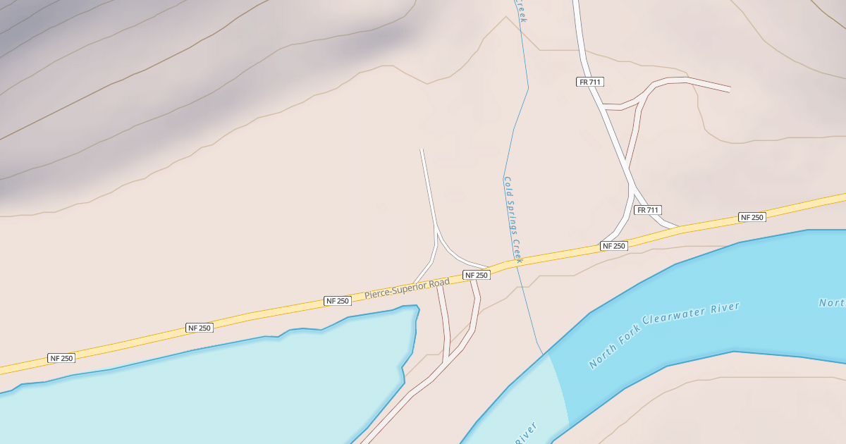 Map preview of COLD SPRINGS WORK CENTER