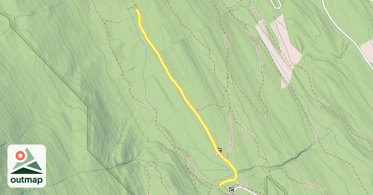 Map of Beaver Run