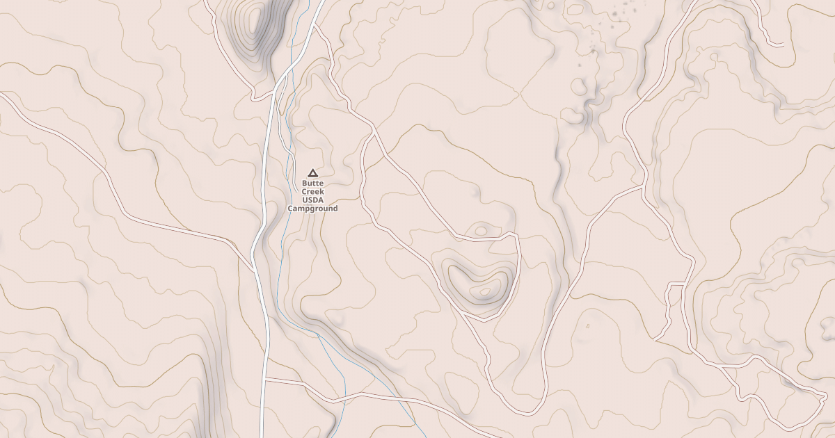 Map preview of EAST BUTTE CREEK