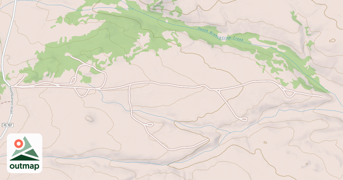 Map of BROWNS PARK TRAILHEAD