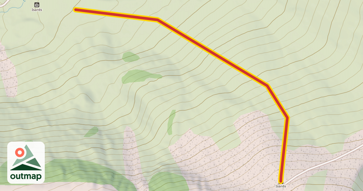 Map of Isards