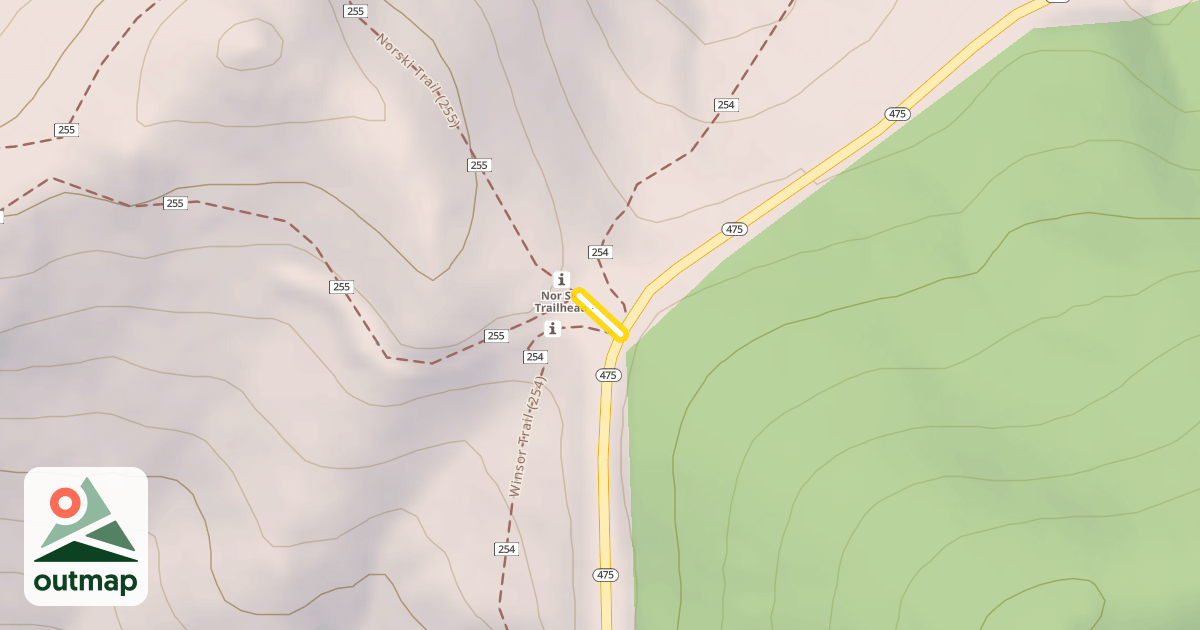 Map of Norski Trail (255)
