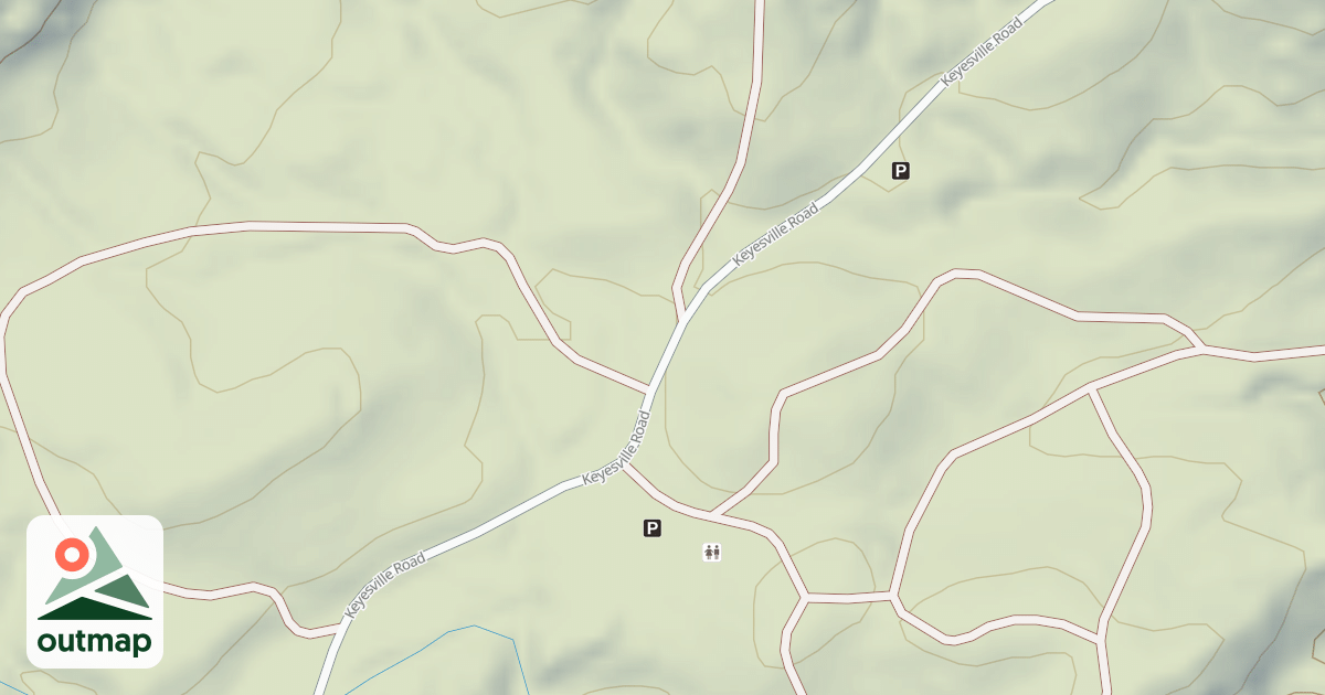 Map of 16070 Keyesville/blk Gulch Usgs Lake Isabel N
