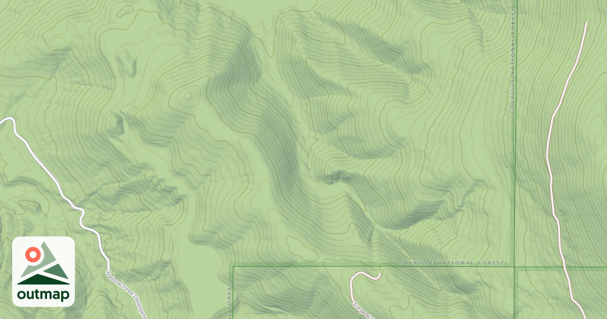 Map of UPPER KRUMM CREEK