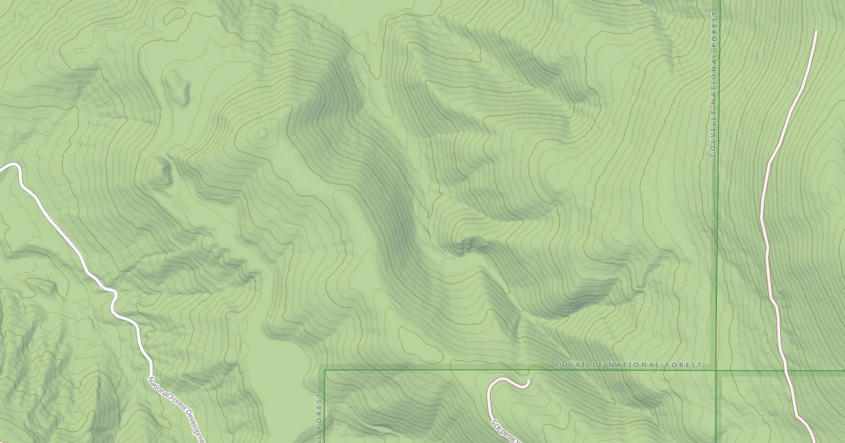 Map preview of UPPER KRUMM CREEK