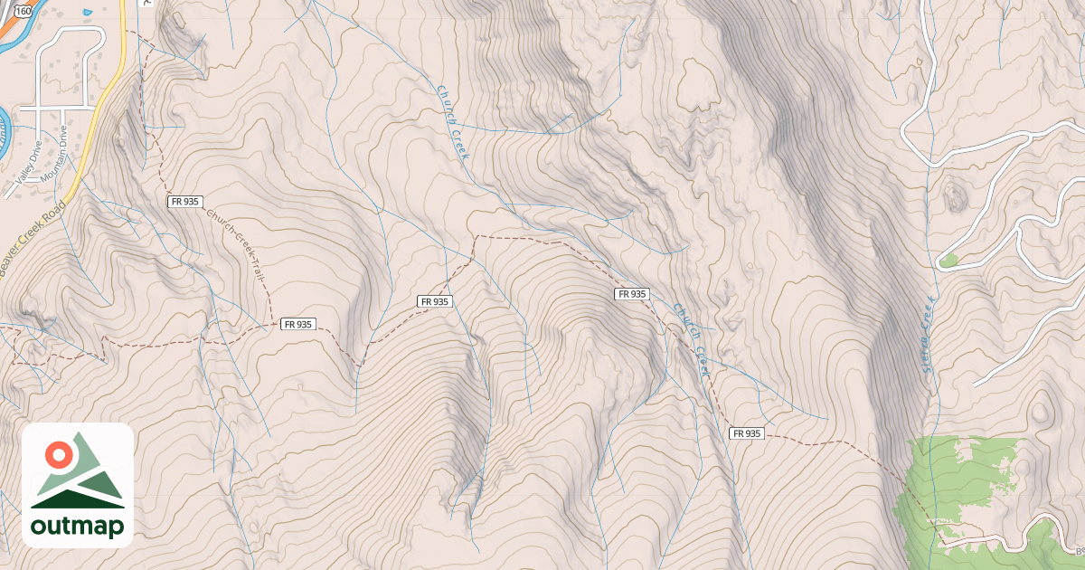Map of Church Creek