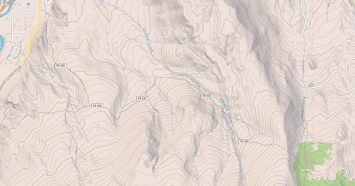 Map preview of Church Creek
