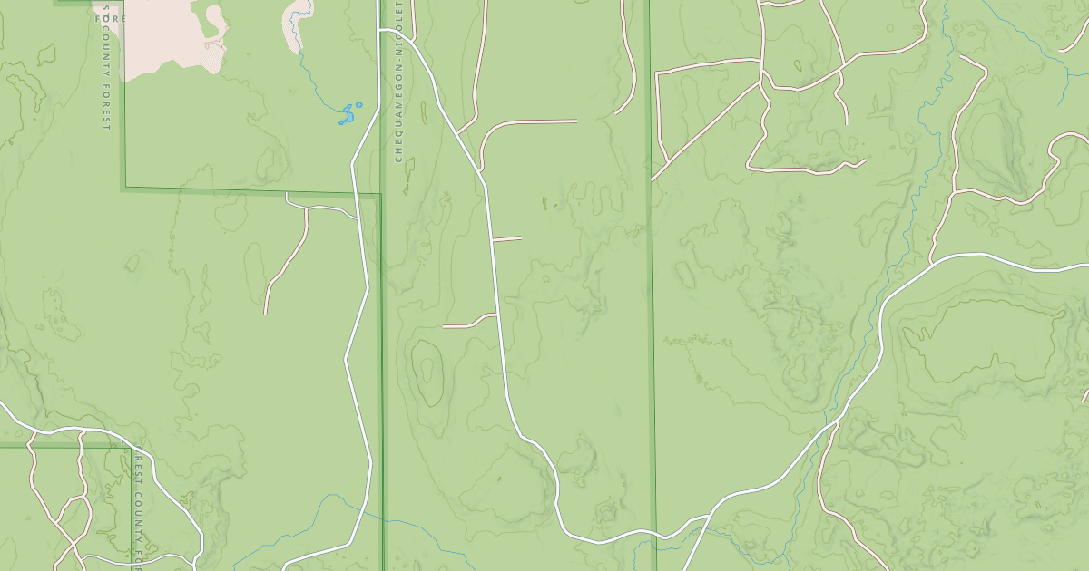 Map preview of FR 2379 (WABIKON ROAD)