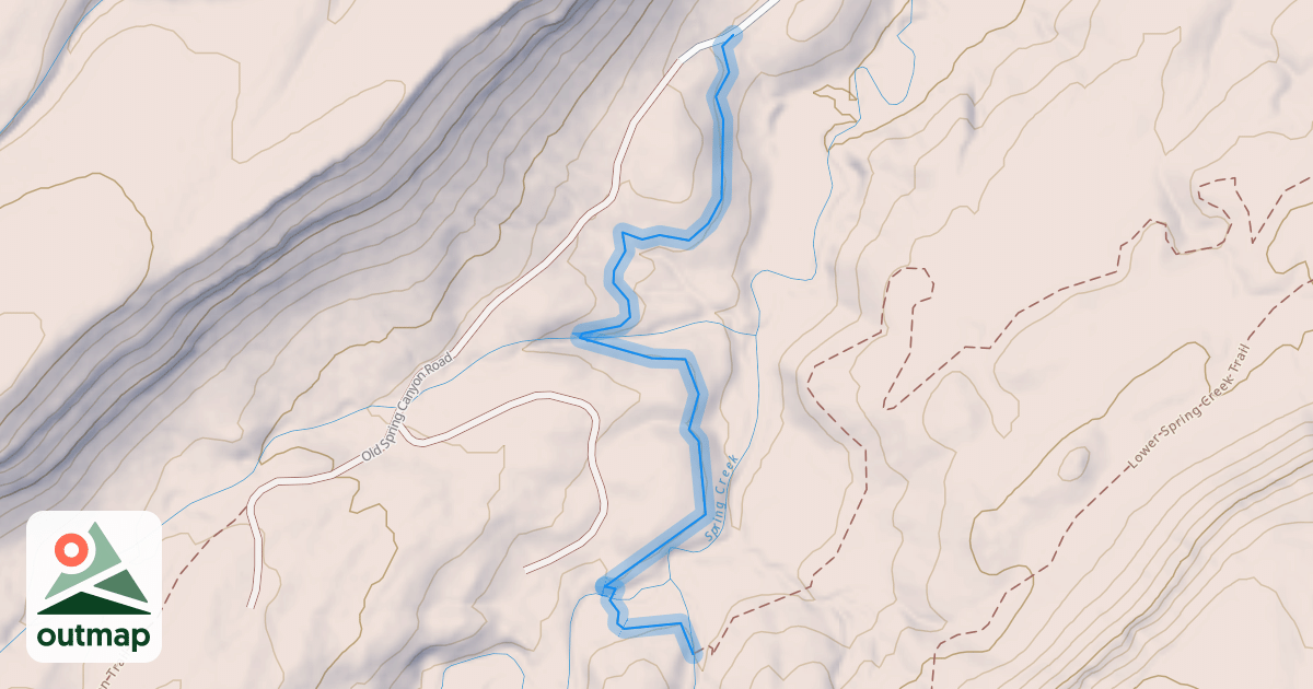 Map of Spring Creek North Connector