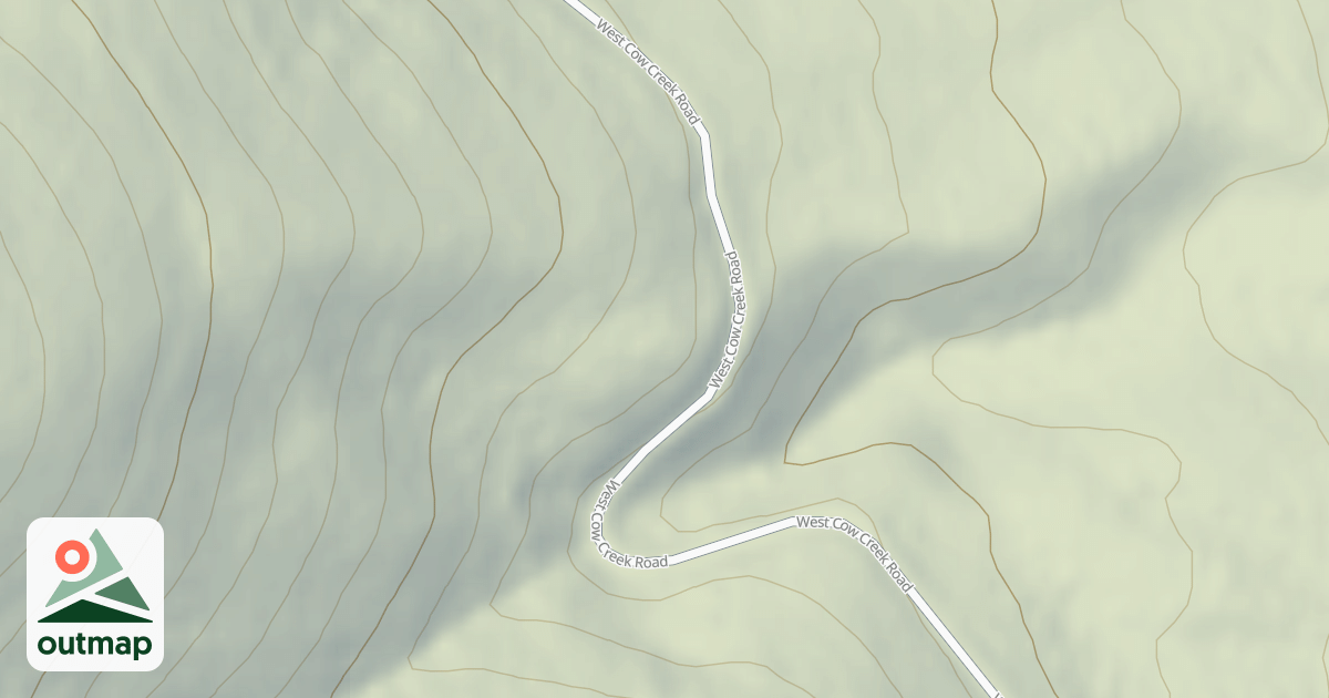 Map of (FDR) COW CREEK