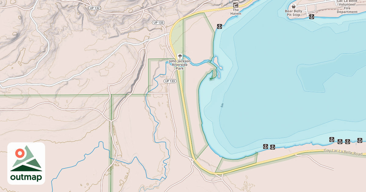 Map of Up133