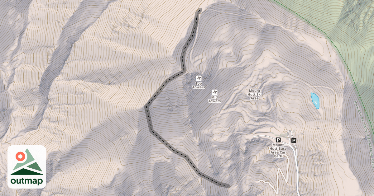Map of South Face