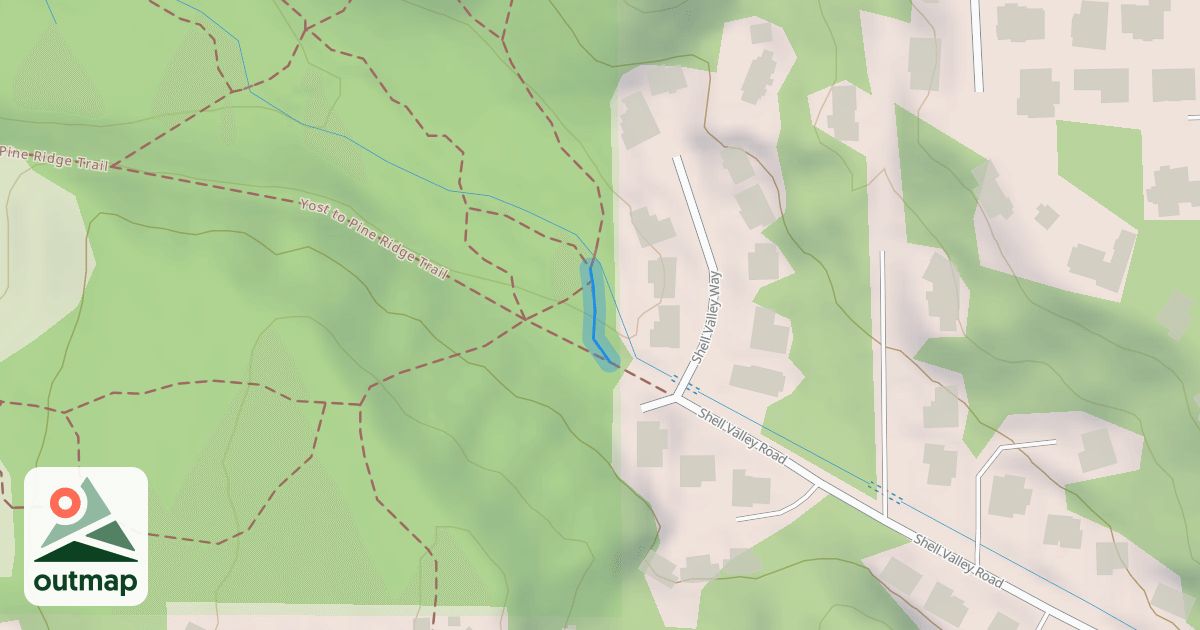 Map of Highline Trail