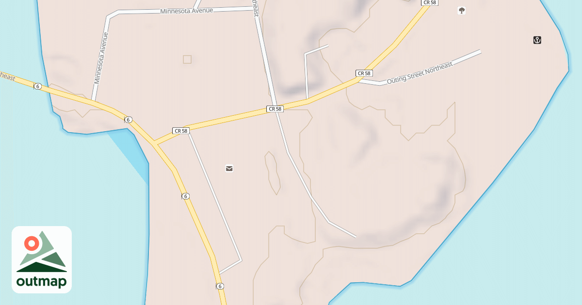 Map of Emily/Outing Trail