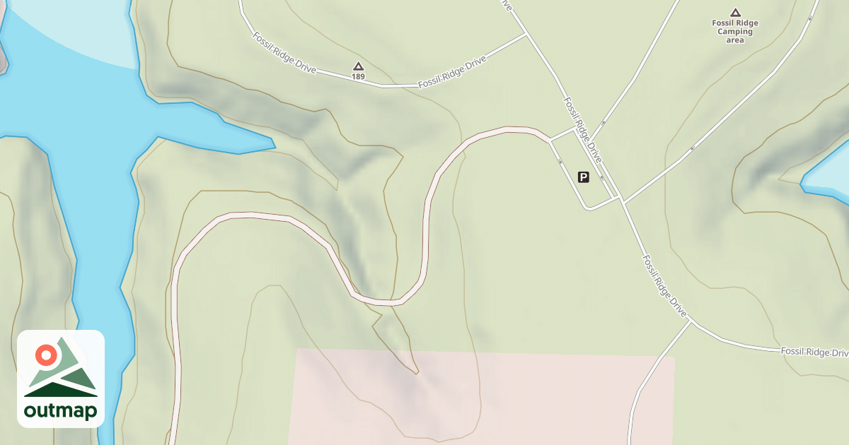 Map of Pee Wee Practice Area